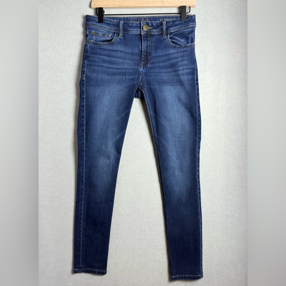 Dl1961 Florence Instasculpt Women’s Mid Rise Skinny Jeans Blue Denim Size 27